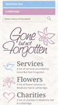 Mobile Screenshot of gonebutnotforgotten.ca